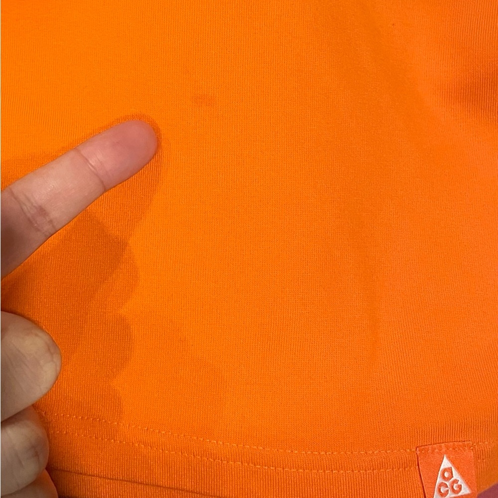 Nike ACG OC Scorpion Shirt Safety Orange HV1290-819 Men’s Size XL - Picture 8 of 8